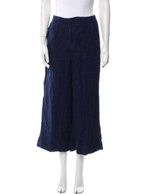 L'Agence Linen Wide Leg Pants