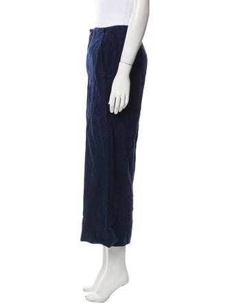 L'Agence Linen Wide Leg Pants