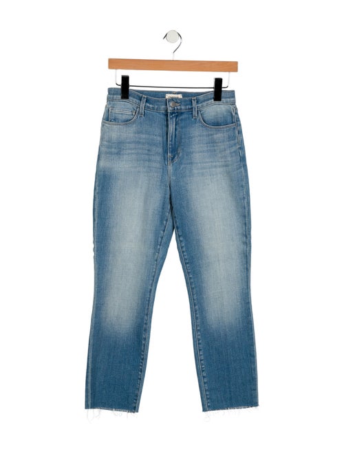 L'Agence Mid-Rise Straight Leg Jeans