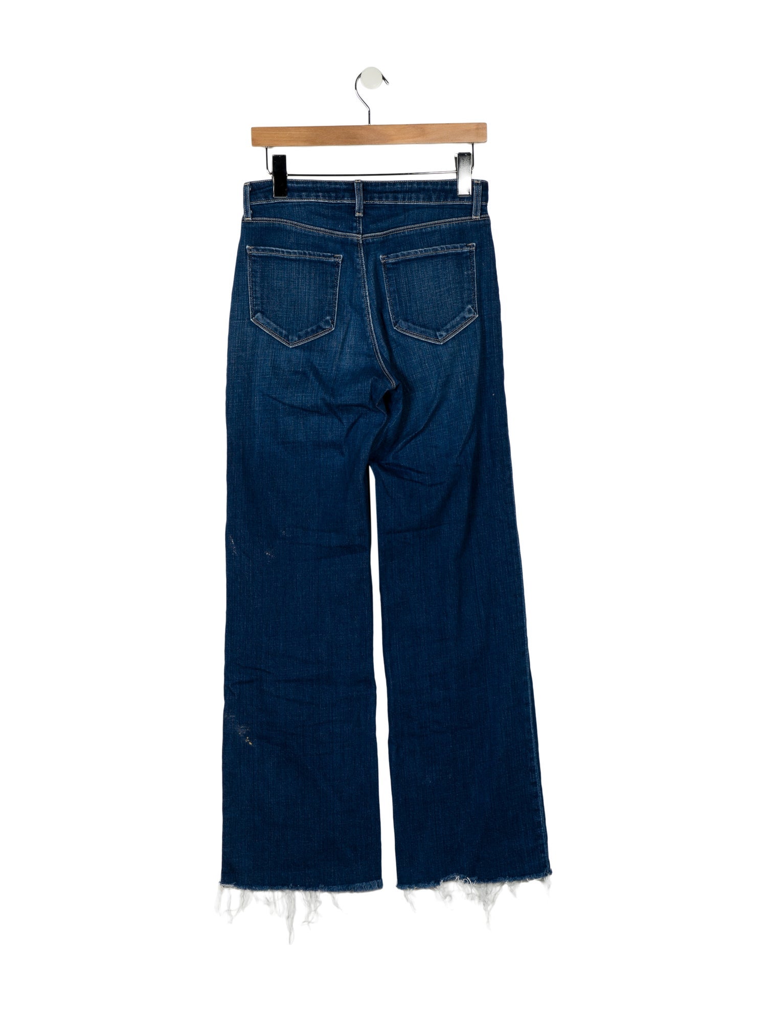 L'Agence Mid-Rise Wide Leg Jeans