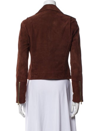 L'Agence Leather Biker Jacket