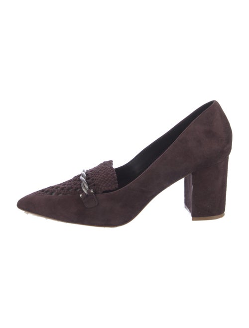 L'Agence Suede Pumps