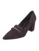 L'Agence Suede Pumps