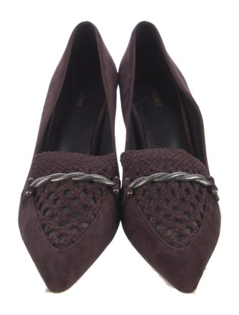 L'Agence Suede Pumps