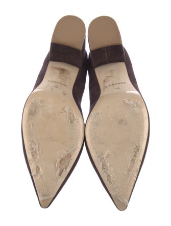 L'Agence Suede Pumps