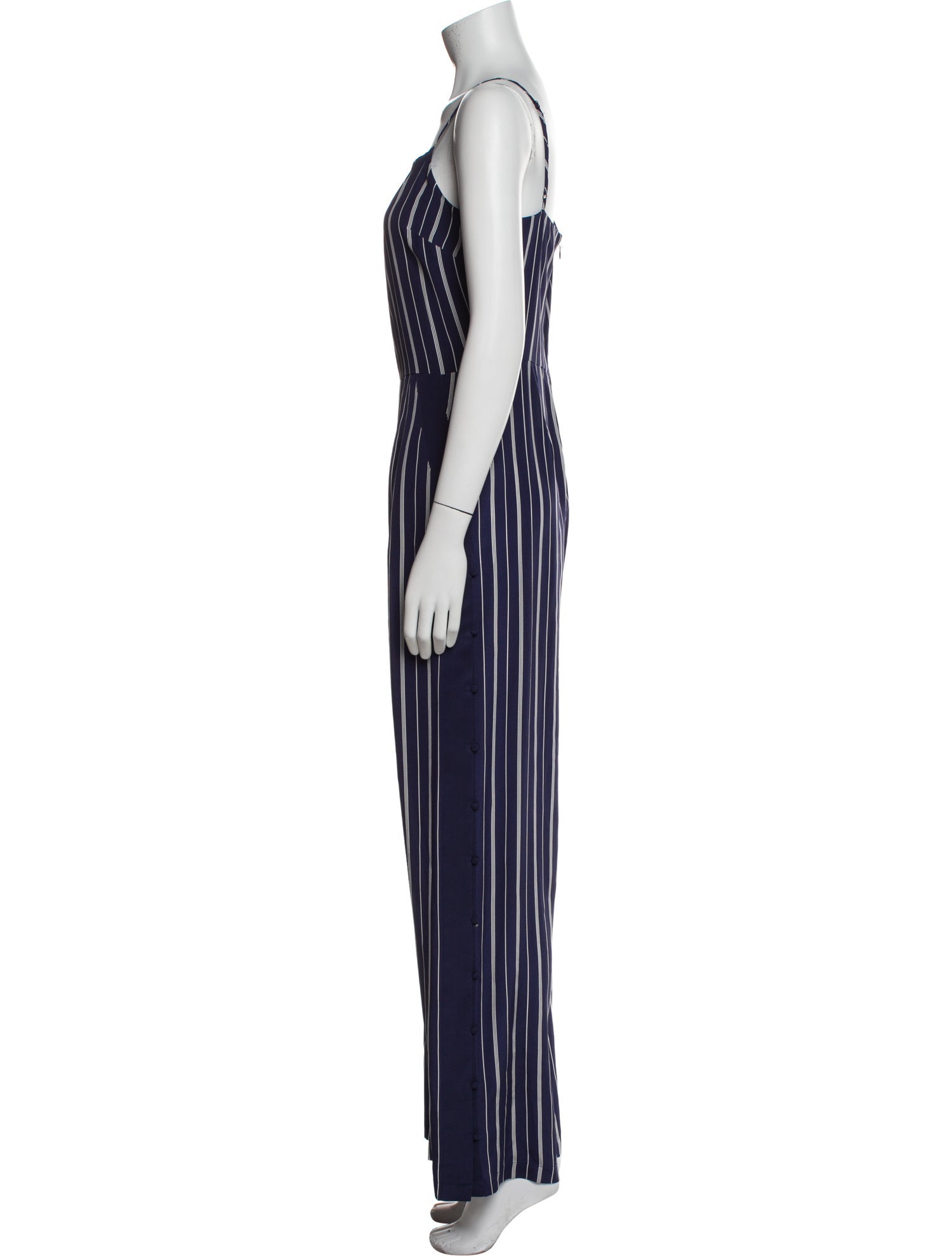 L'Agence Silk Striped Jumpsuit w/ Tags