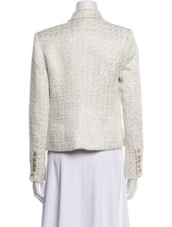 L'Agence Tweed Pattern Blazer