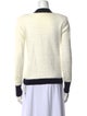L'Agence Nylon Colorblock Pattern Sweater