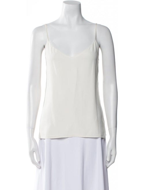 L'Agence Silk Scoop Neck Top