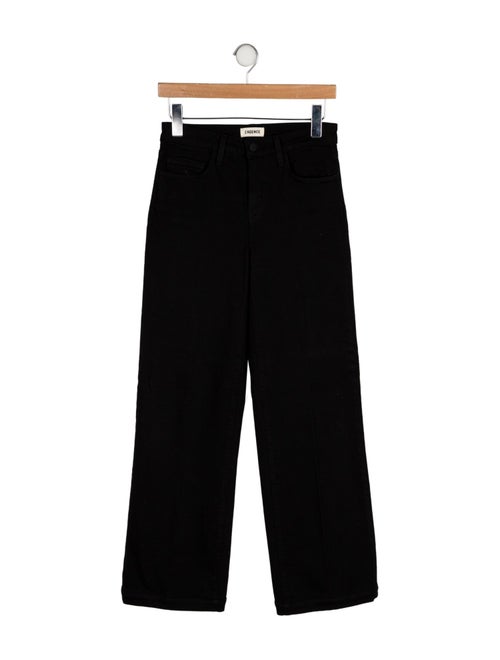 L'Agence Mid-Rise Wide Leg Jeans