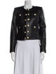 L'Agence Leather Biker Jacket