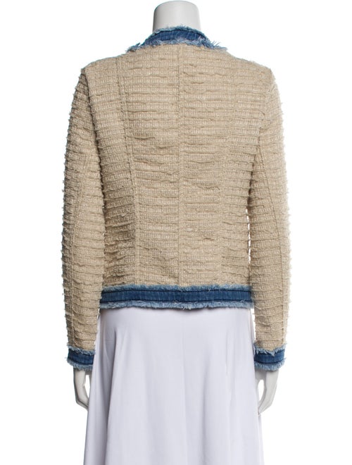 L'Agence Tweed Pattern Evening Jacket