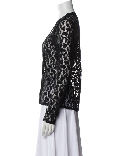 L'Agence Printed V-Neck Top