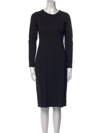 L'Agence Crew Neck Knee-Length Dress