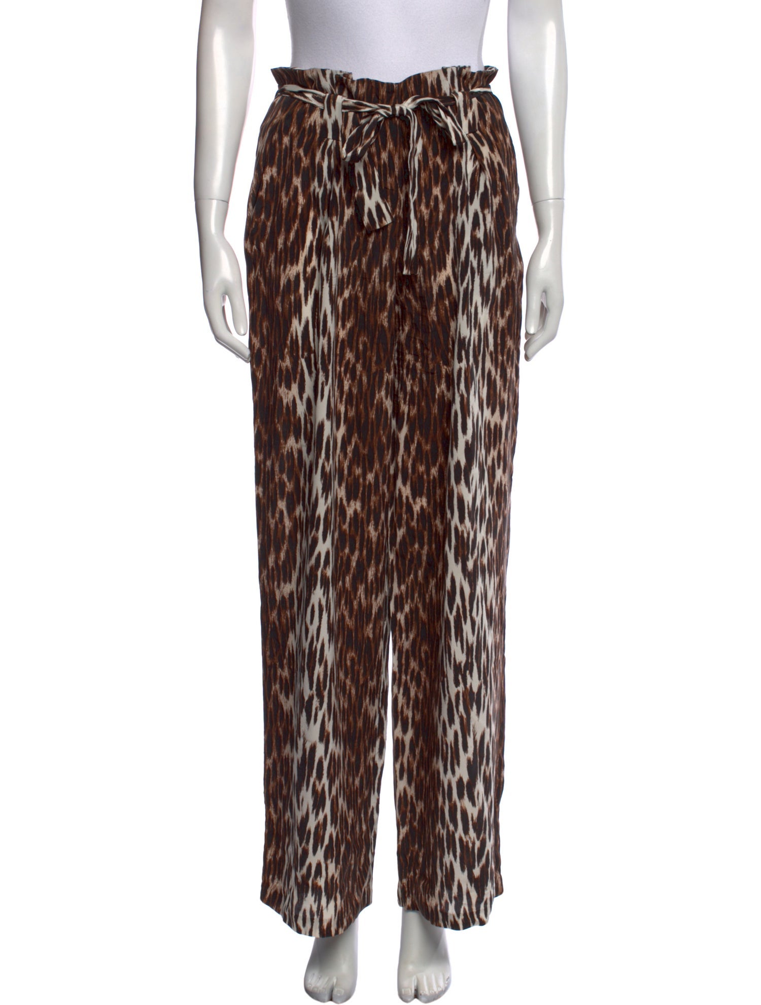 L'Agence Silk Wide Leg Pants