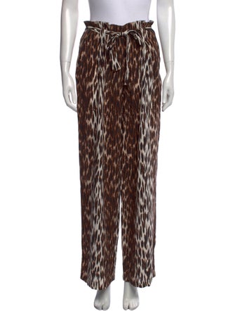 L'Agence Silk Wide Leg Pants