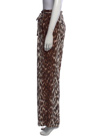 L'Agence Silk Wide Leg Pants