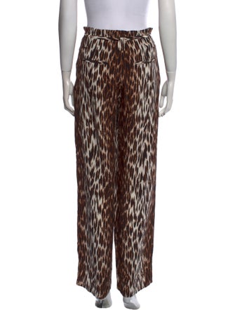 L'Agence Silk Wide Leg Pants