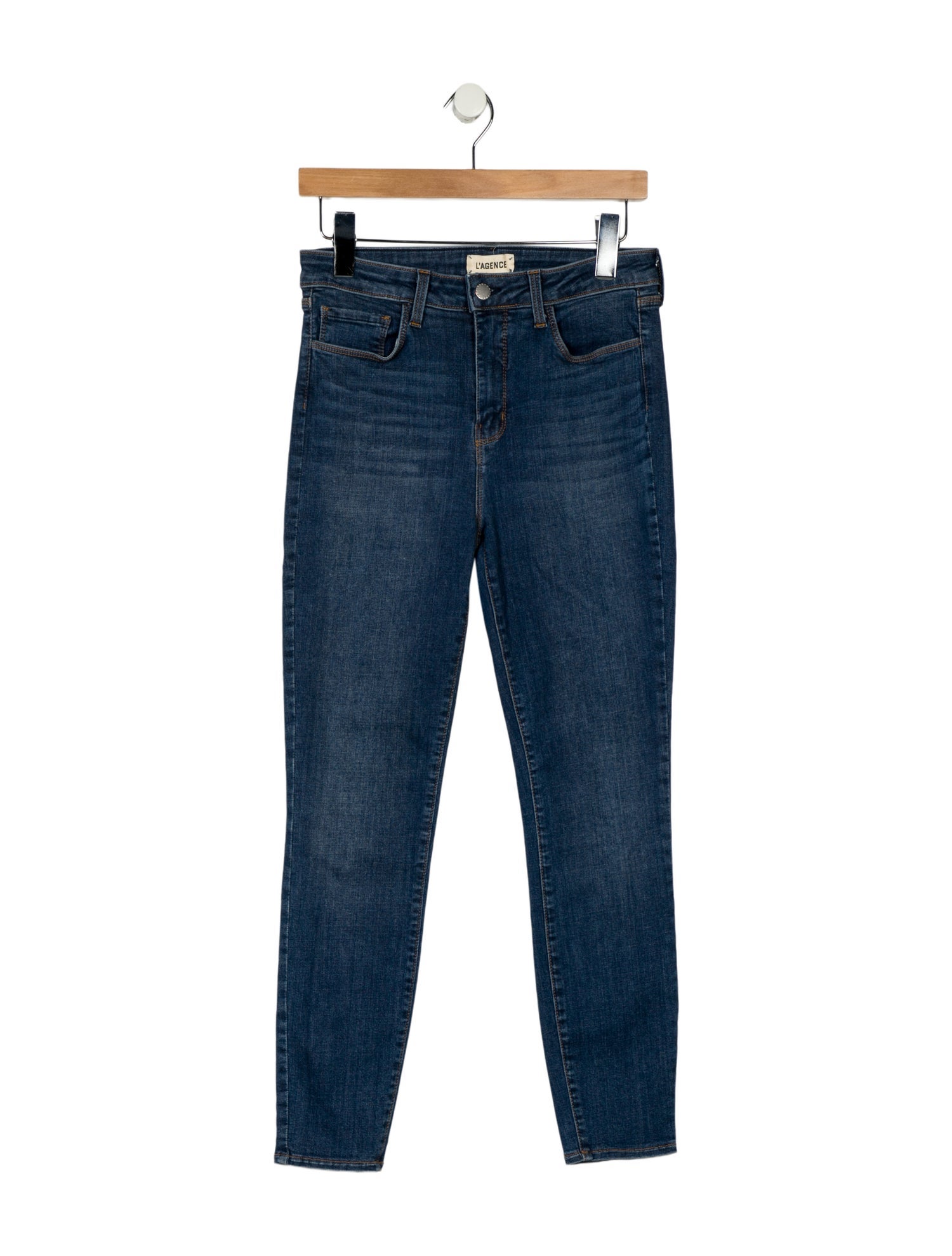 L'Agence Mid-Rise Skinny Leg Jeans