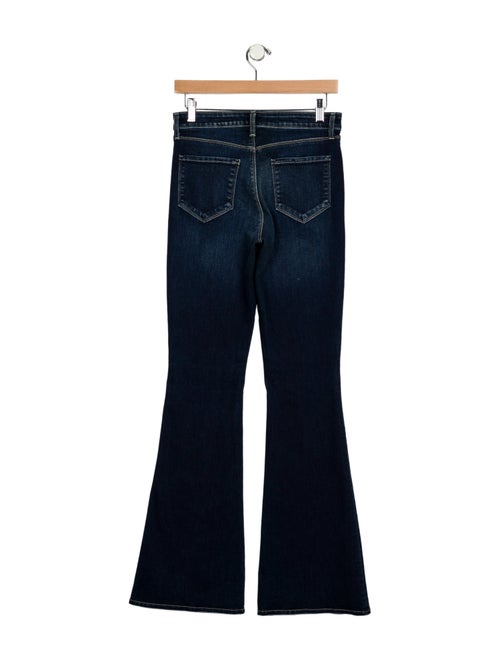 L'Agence Mid-Rise Wide Leg Jeans