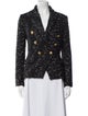 L'Agence Tweed Pattern Blazer