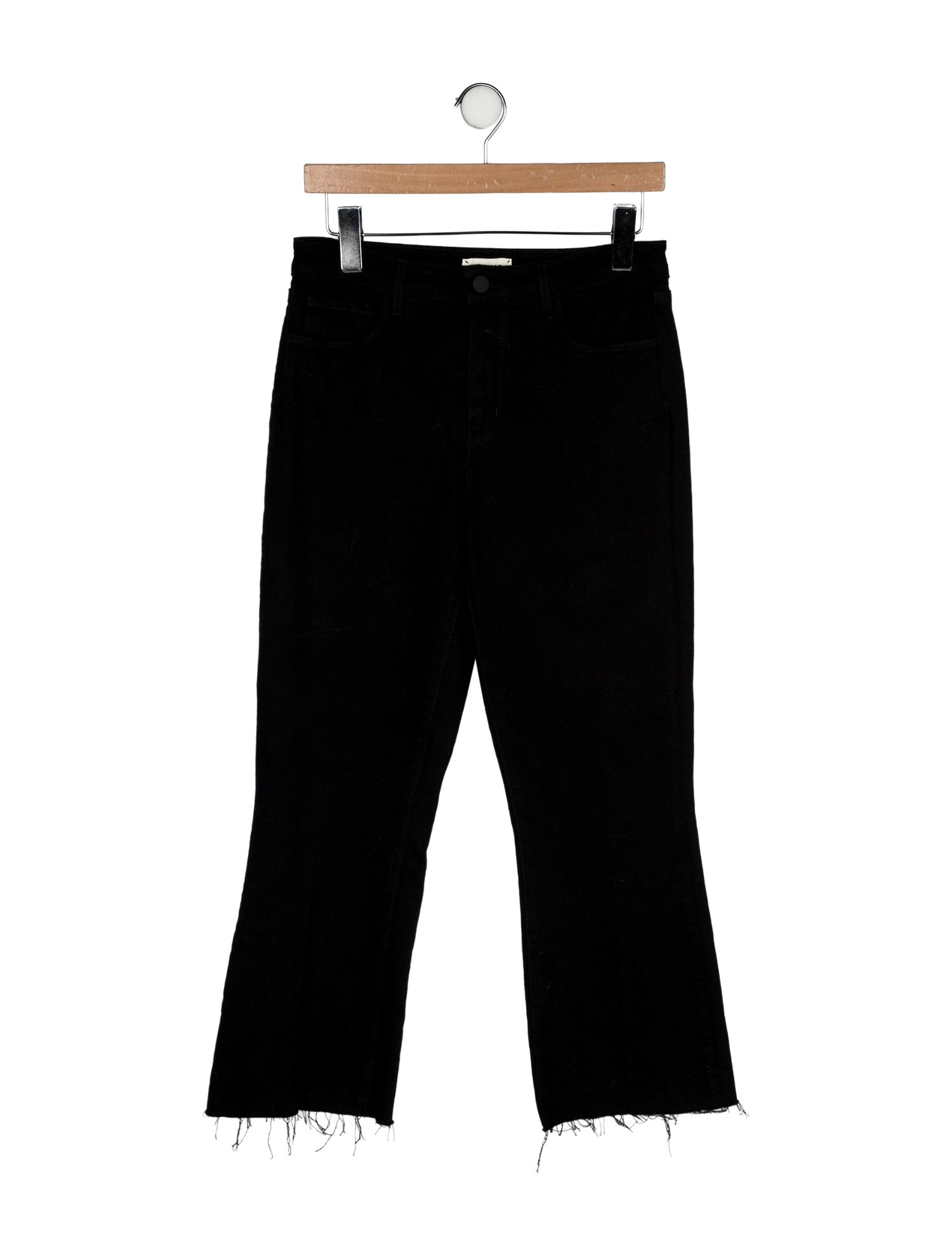 L'Agence Mid-Rise Wide Leg Jeans