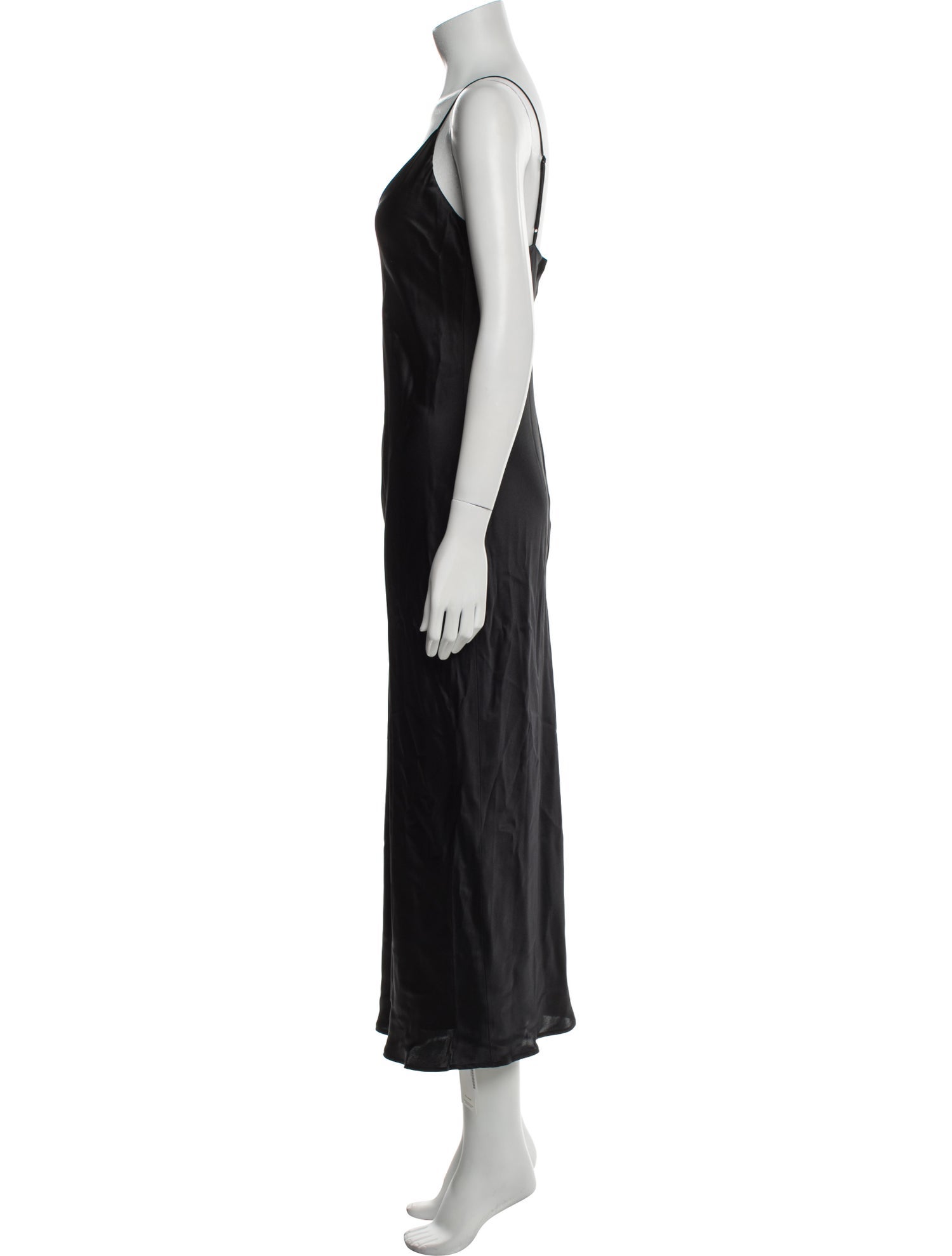 L'Agence Silk Long Dress
