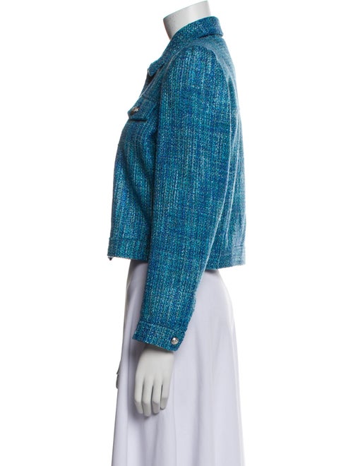 L'Agence Tweed Pattern Evening Jacket