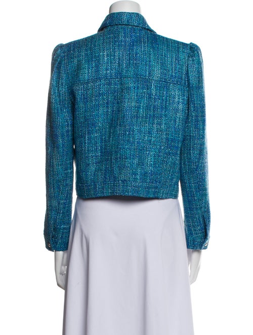 L'Agence Tweed Pattern Evening Jacket