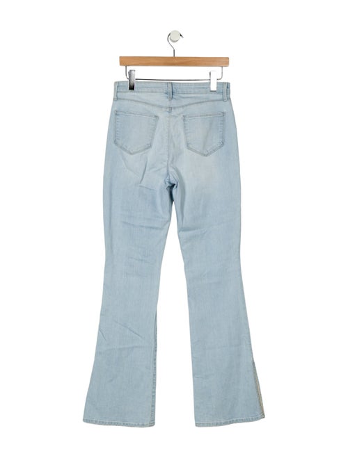 L'Agence Mid-Rise Wide Leg Jeans