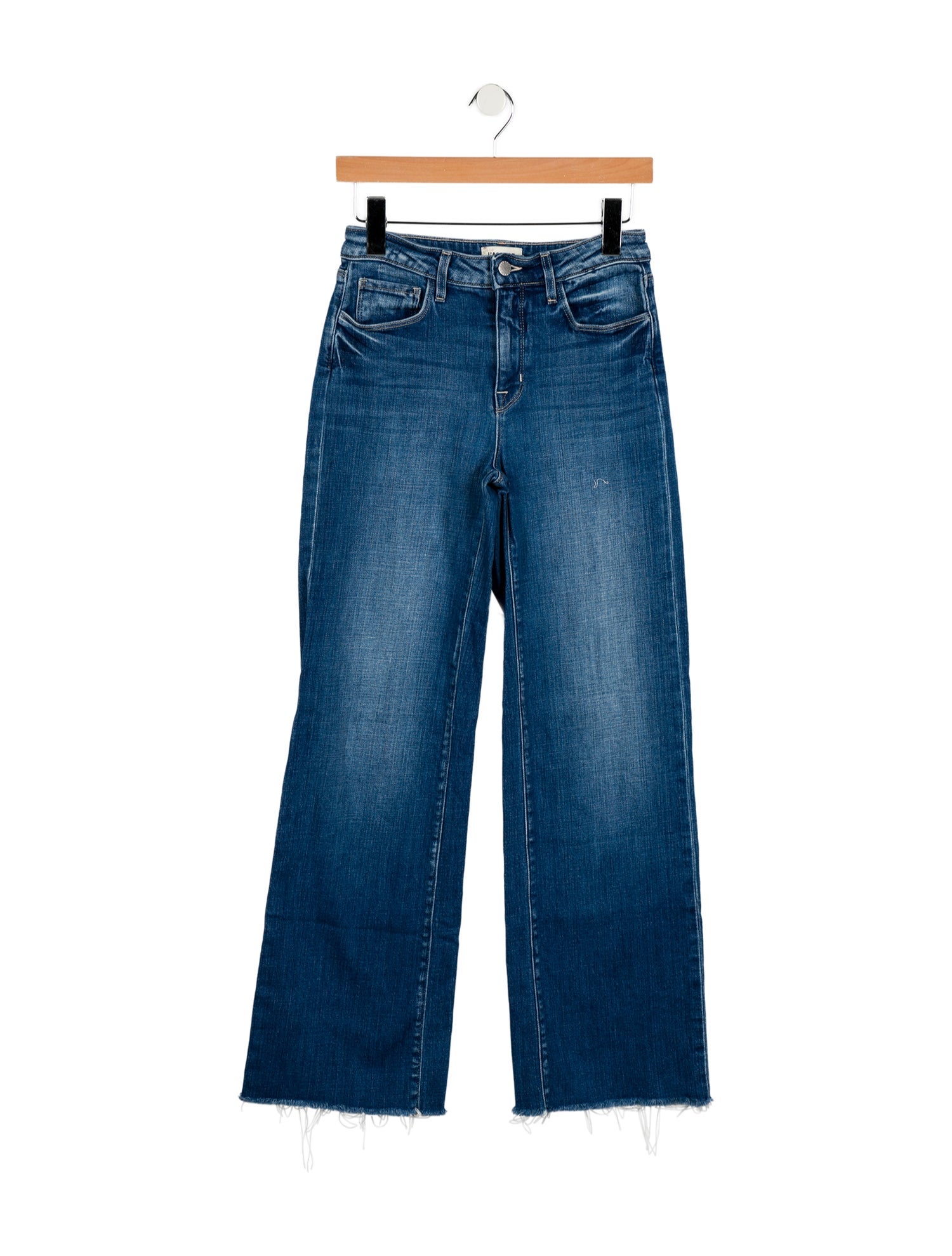 L'Agence Low-Rise Straight Leg Jeans
