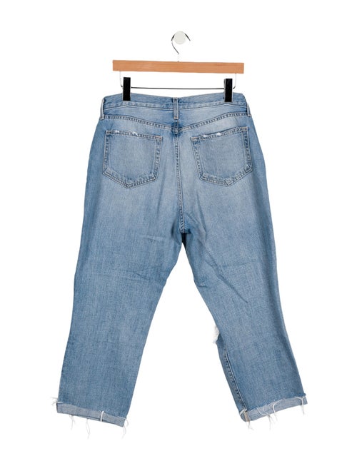 L'Agence Mid-Rise Straight Leg Jeans