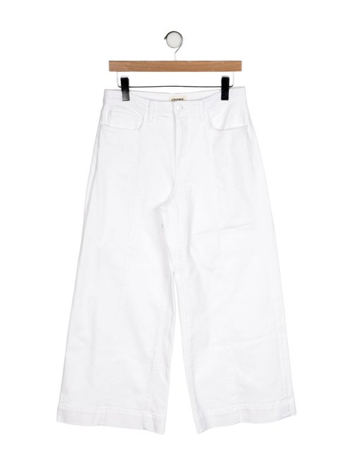 L'Agence Mid-Rise Wide Leg Jeans