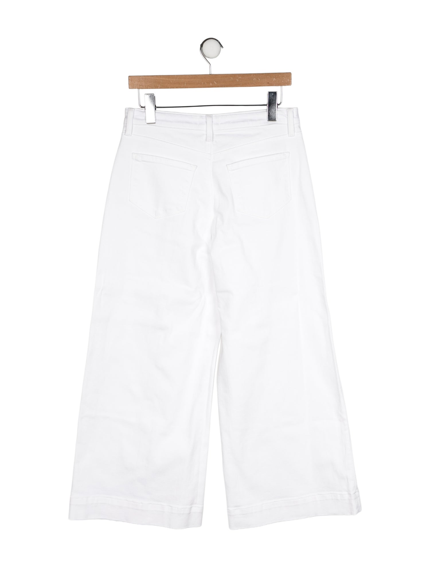 L'Agence Mid-Rise Wide Leg Jeans