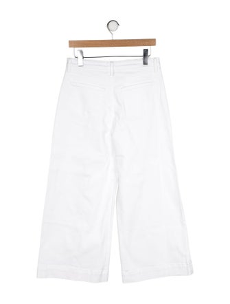 L'Agence Mid-Rise Wide Leg Jeans