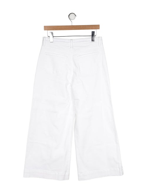 L'Agence Mid-Rise Wide Leg Jeans