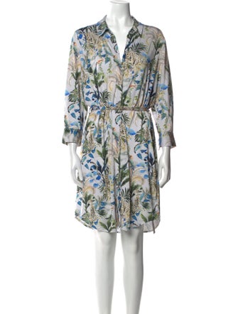L'Agence Printed Knee-Length Dress
