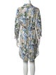 L'Agence Printed Knee-Length Dress