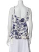 L'Agence Silk Printed Top