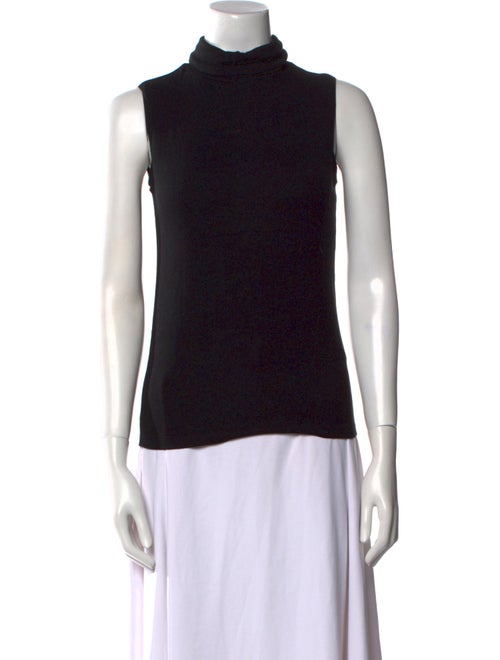 L'Agence Turtleneck Sleeveless Top