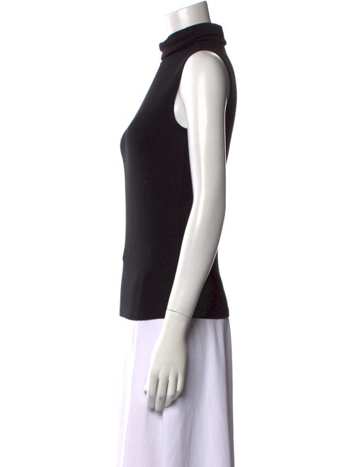 L'Agence Turtleneck Sleeveless Top