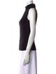 L'Agence Turtleneck Sleeveless Top
