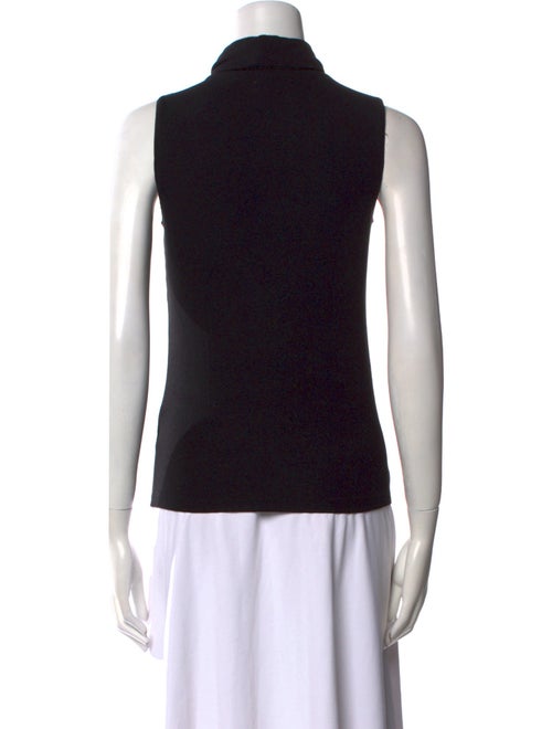 L'Agence Turtleneck Sleeveless Top