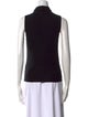 L'Agence Turtleneck Sleeveless Top