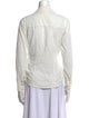 L'Agence Silk Long Sleeve Button-Up Top