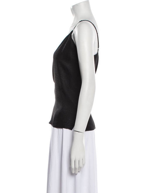 L'Agence Silk V-Neck Top