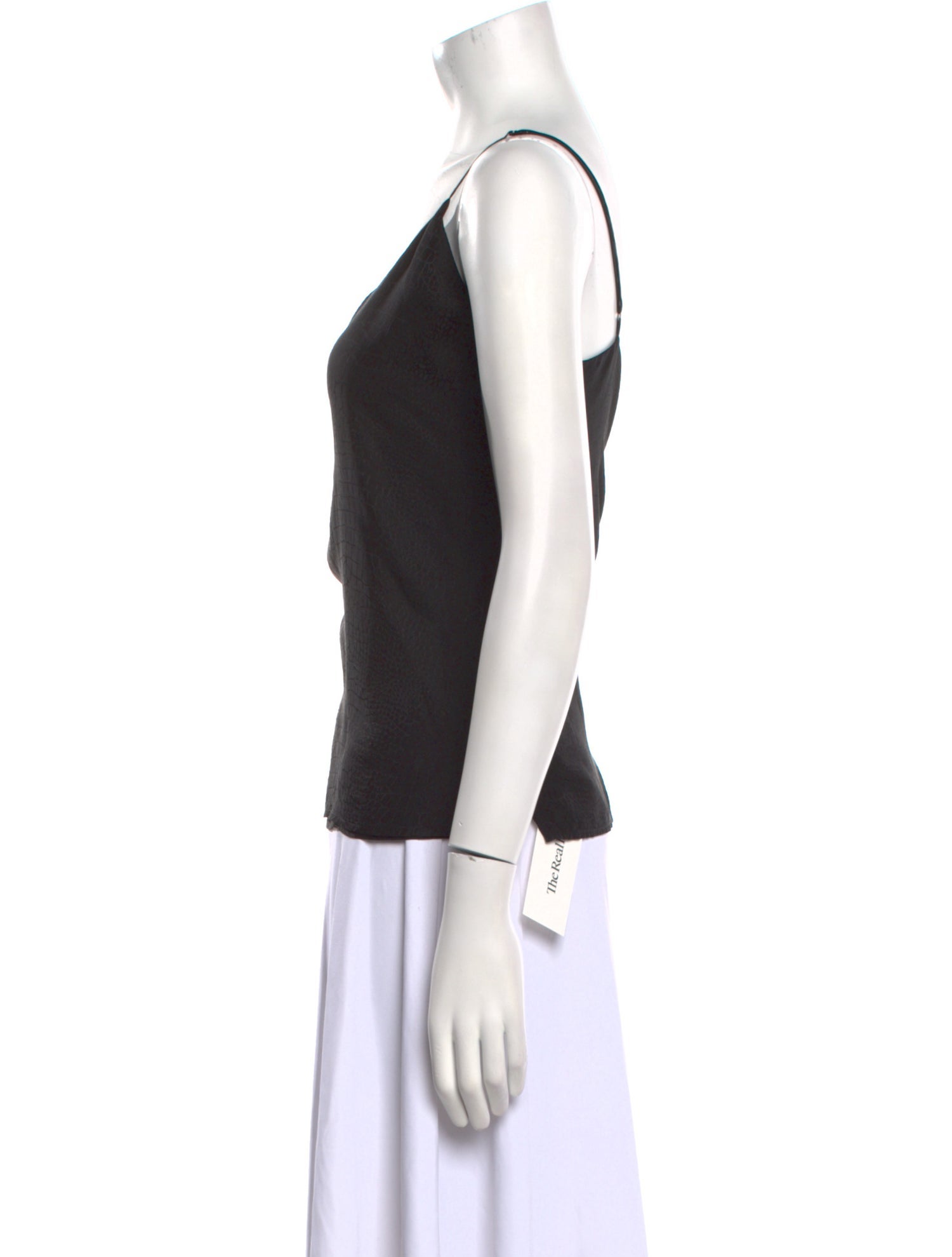 L'Agence Silk V-Neck Top