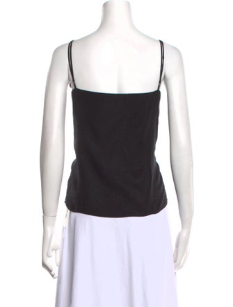 L'Agence Silk V-Neck Top