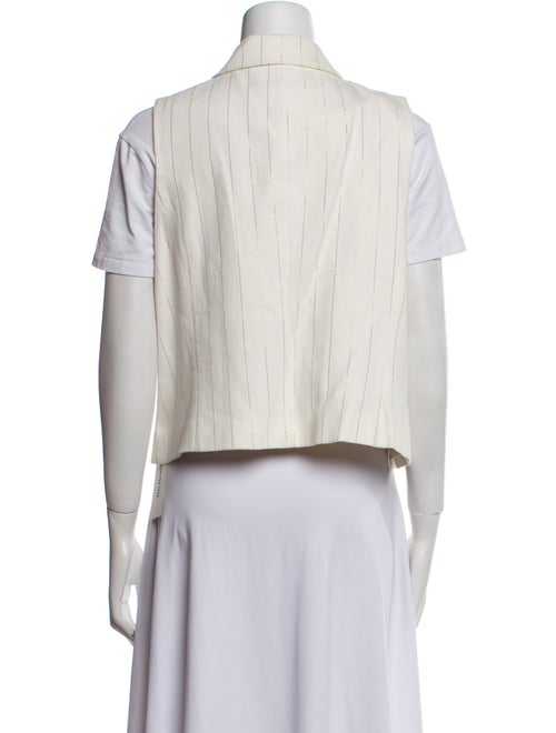 L'Agence Linen Striped Vest