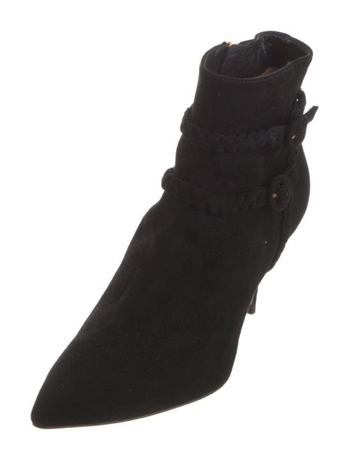 L'Agence Suede Lace-Up Boots